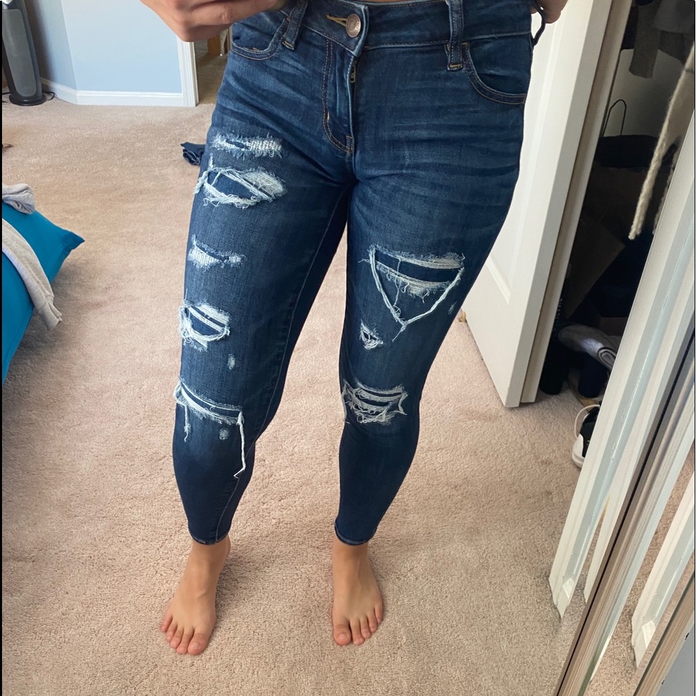 Dark wash jeans